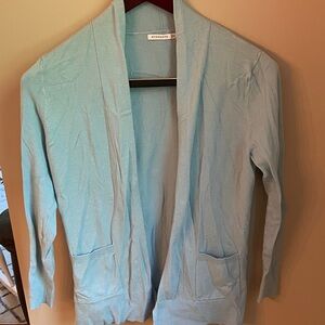 Staccato Light Blue Open Front Cardigan
